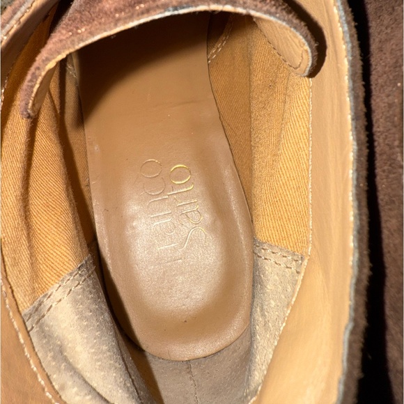 Franco Sarto Isolde Brown Suede Leather Ankle Slip On Boots SIZE 8M - Picture 11 of 11